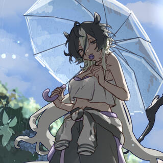 rainy season baku by @inu_shiori